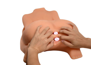 Half Body Mini Realistic Big Fat Ass Vagina TPR Flesh Male Masturbator Sex Doll