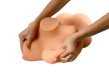 Half Body Mini Realistic Big Fat Ass Vagina TPR Flesh Male Masturbator Sex Doll